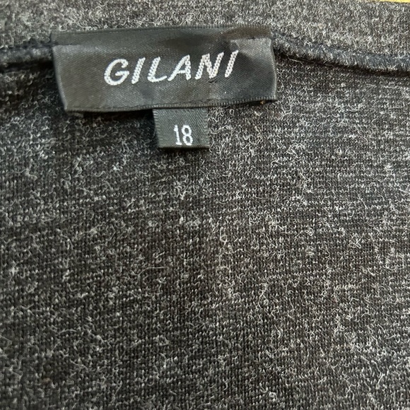 Gilani grey pull-on fit and flare ruffle skirt. Size 18. - Picture 2 of 7